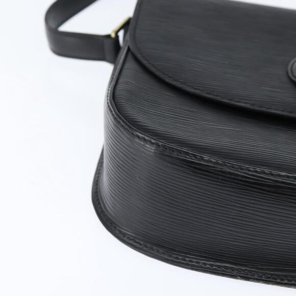 LOUIS VUITTON Epi Saint Cloud GM Shoulder Bag Black Noir M52192 LV Auth BA7219 - Picture 14 of 16